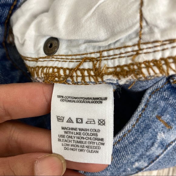 Free People Distressed Jean Shorts - Picture 13 of 13